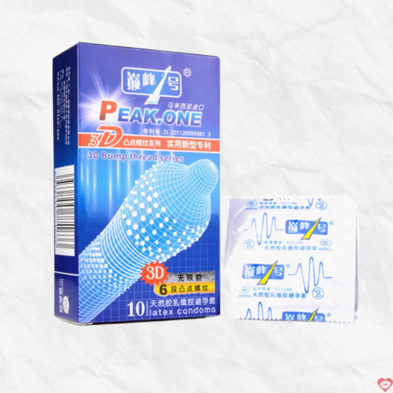 Bao Cao Su Siêu Gai Thiết Kế 3D - Vừa Mỏng Lại Có Gai