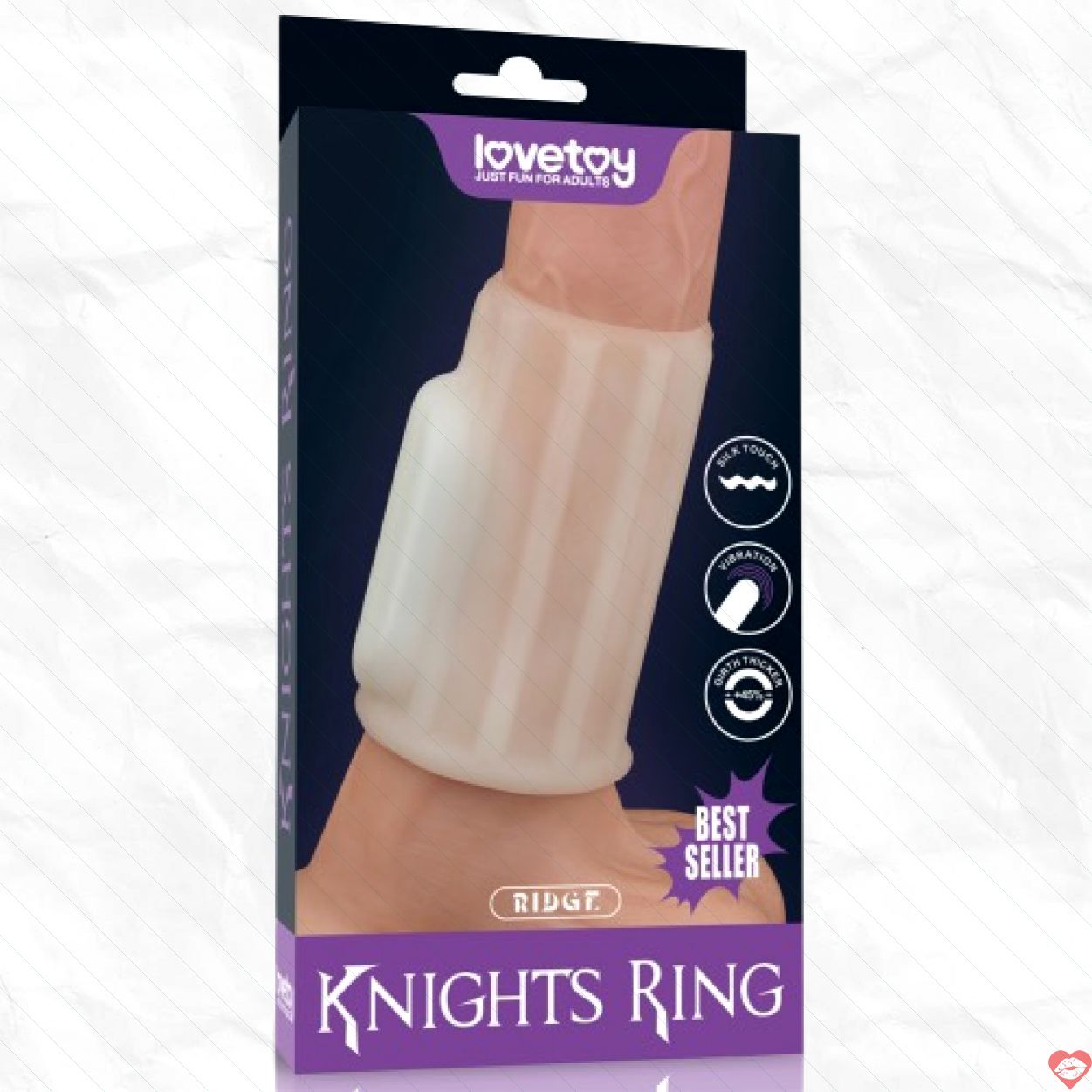 Bao Cao Su Đôn Dên Gân Rung Knights Ring USA Mềm Mại 