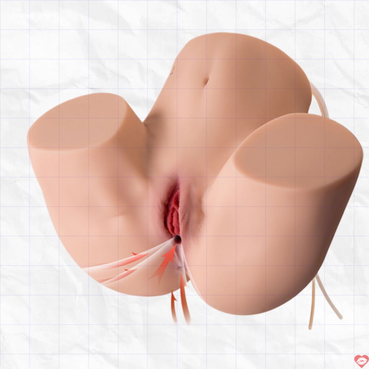 Mông giả Xise mô phỏng vòng 3 sexy như thật SQ-MAS50055V 10