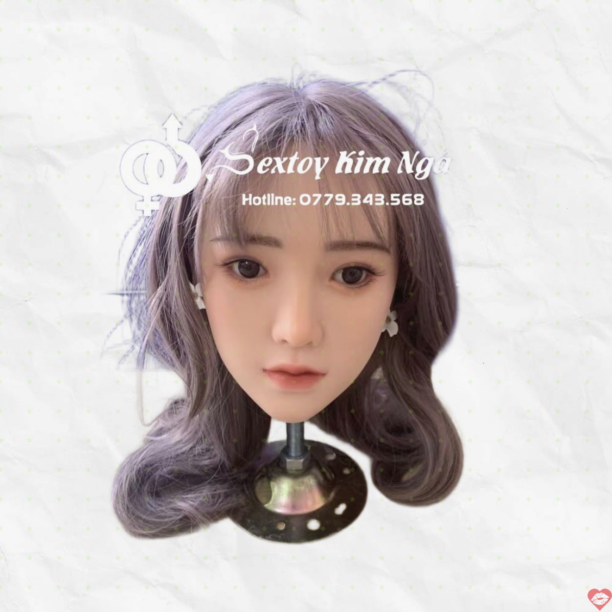 Đầu silicone cấy tóc - B04