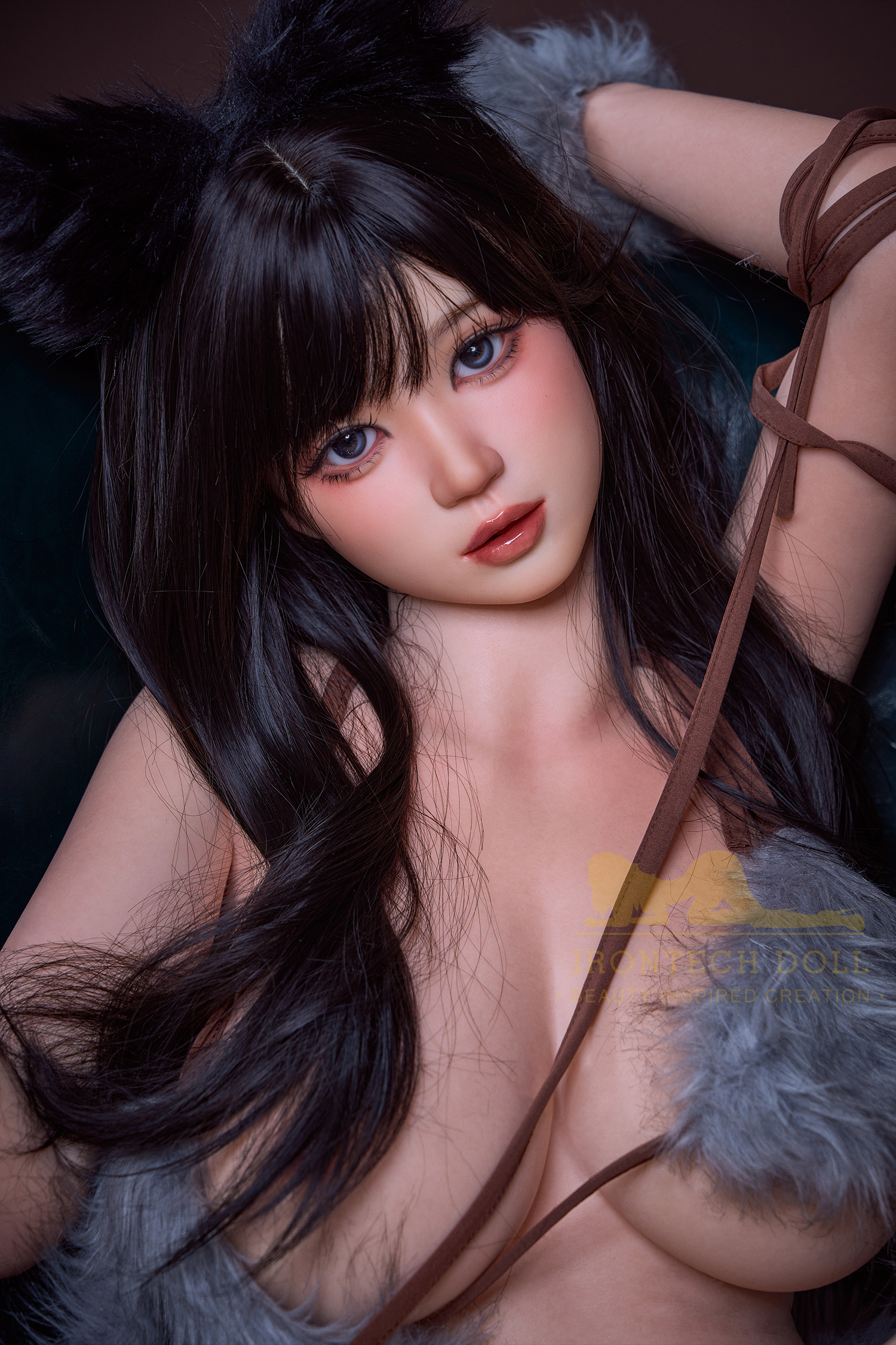 Búp Bê Tình Dục Cao Cấp Như Thật IronTech Doll - Nia Nàng Cáo Dễ Thương - Cằm Đóng Mở