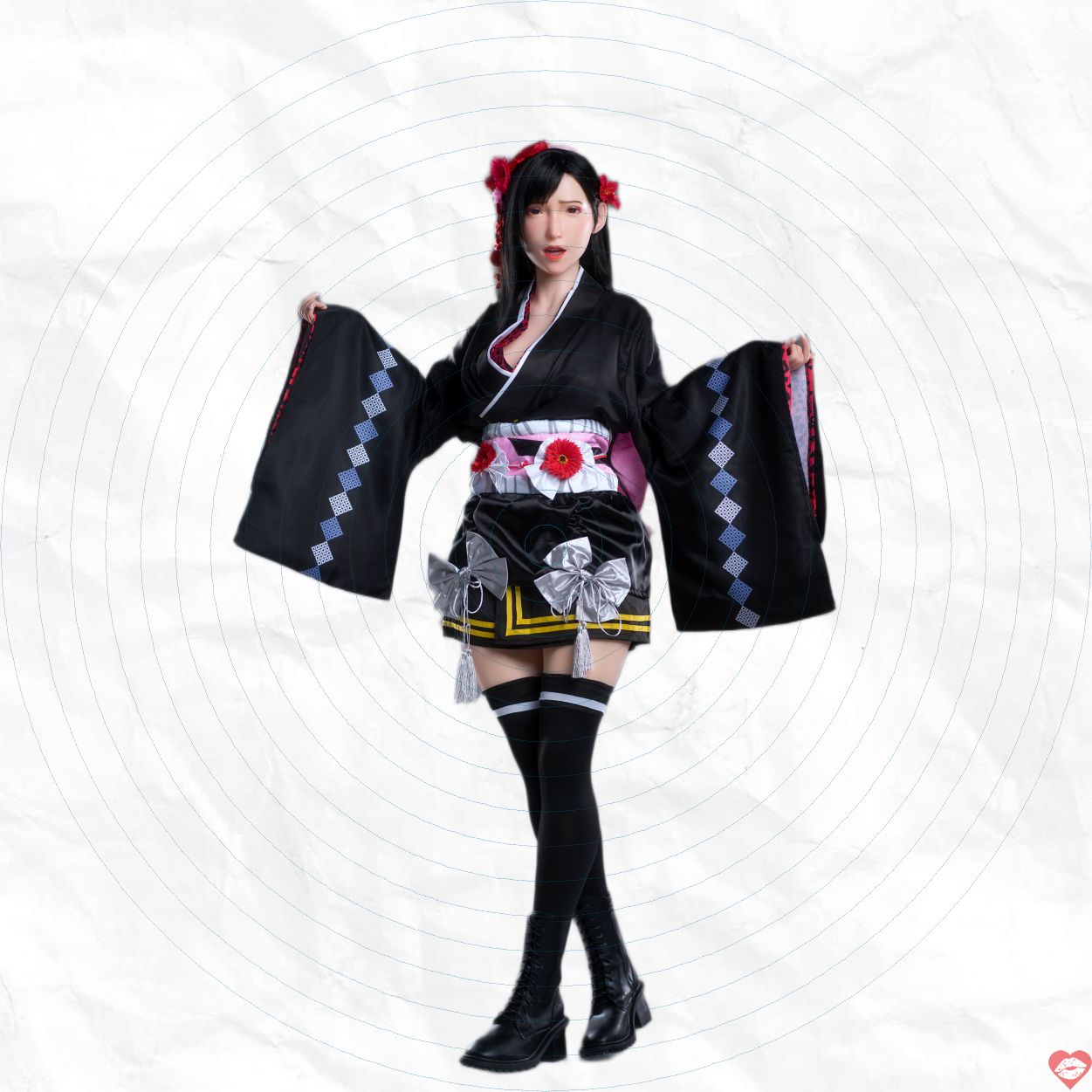 Búp Bê Tình Dục Cao Cấp Mô Phỏng Nhân Vật Tifa Trong Final Fantasy VII - 165cm