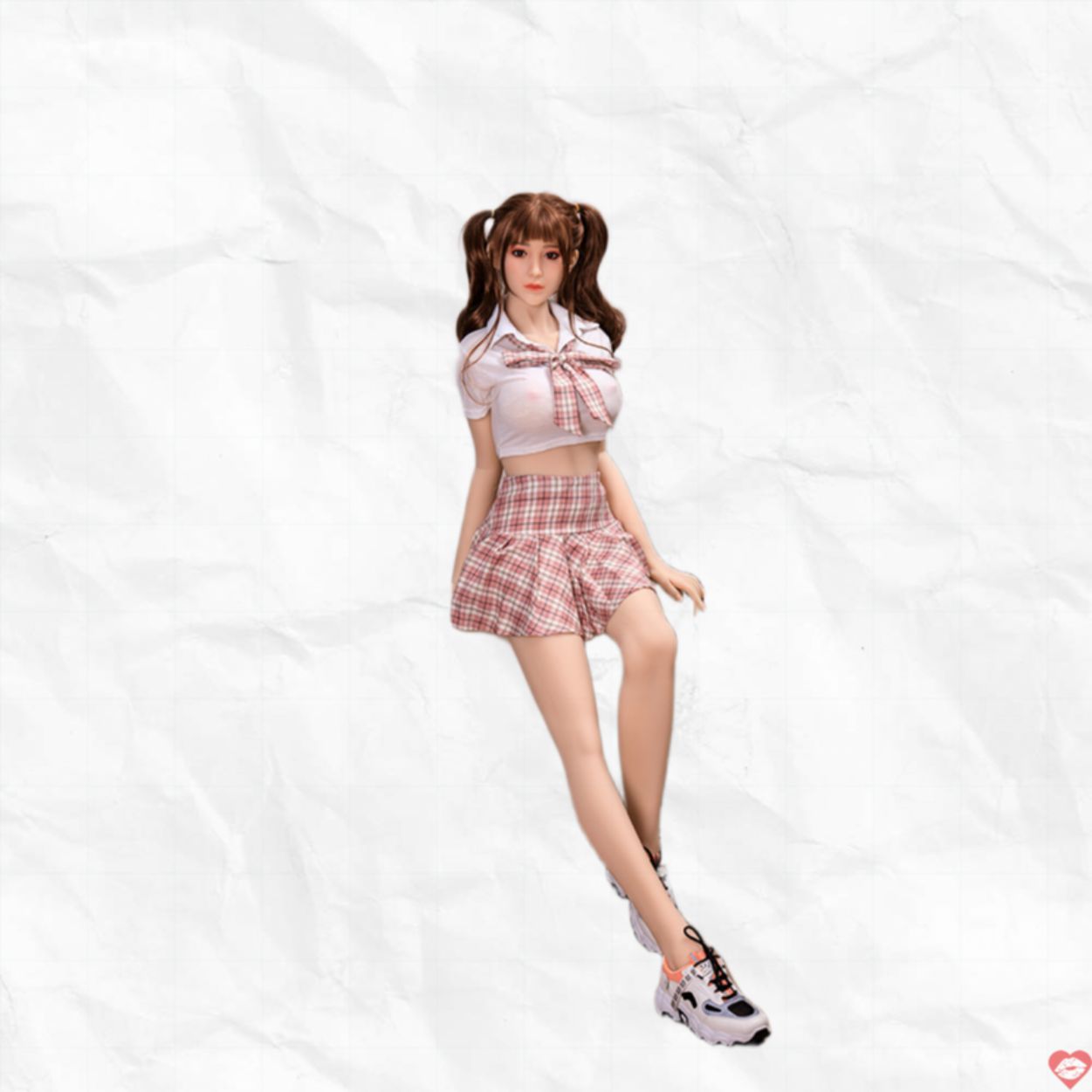 Búp bê tình dục lai đầu Silicone thân TPE FJ Doll Cora 2