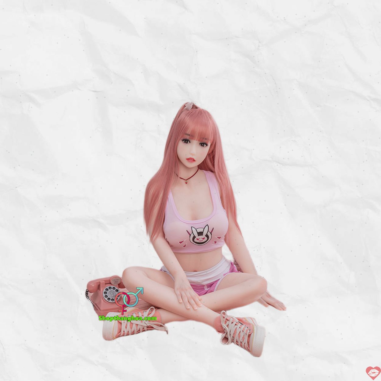 Búp bê tình dục nữ tóc hồng xinh đẹp Aiomi Doll BBTD223 18