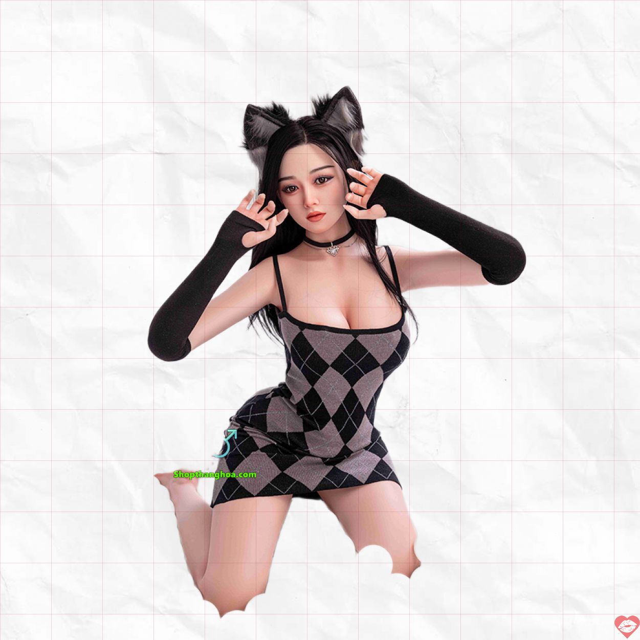 Búp bê tình dục xinh đẹp Anime Fox Girl Aiomi BBTD293 21