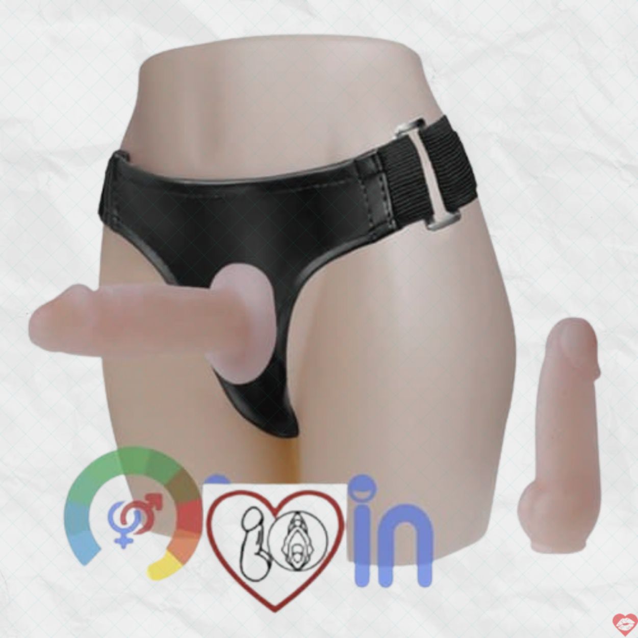 Dương Vật Giả Les Jessica Strap On Đeo Dây Cho Nàng Thăng Hoa 