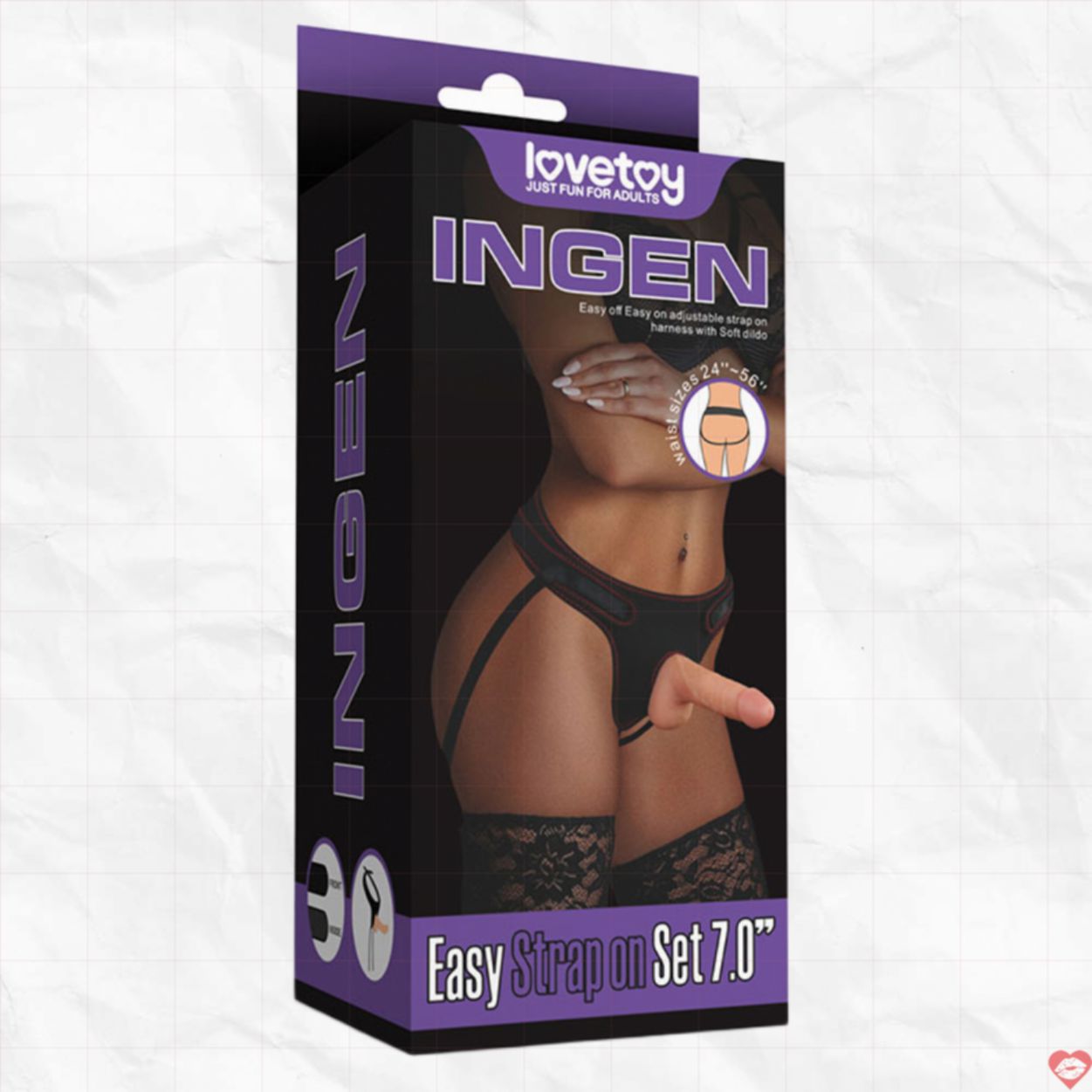Dương Vật Giả Mềm Mịn Gắn Dây Đeo Lovetoy USA DC65Q 