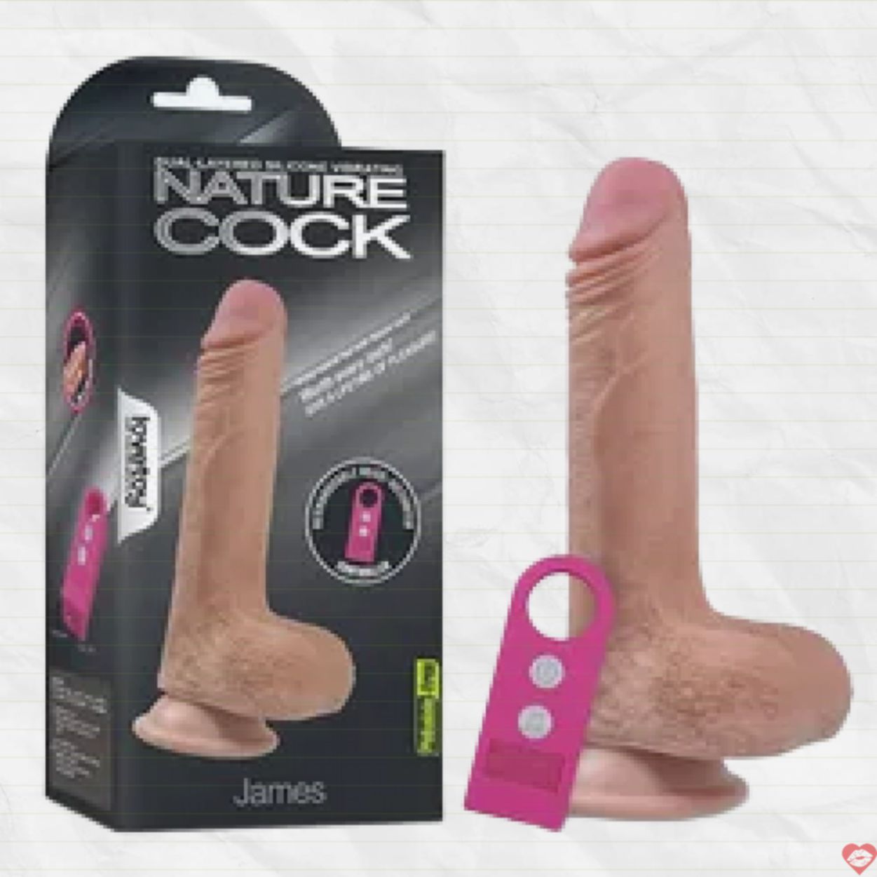Lovetoy James Dương Vật Giả Gắn Tường Chính Hãng Sắc Nét 