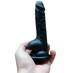 Dương Vật Giả Mini Đen Siêu Cưng 11cm Kích Thích Mạnh Mẽ 