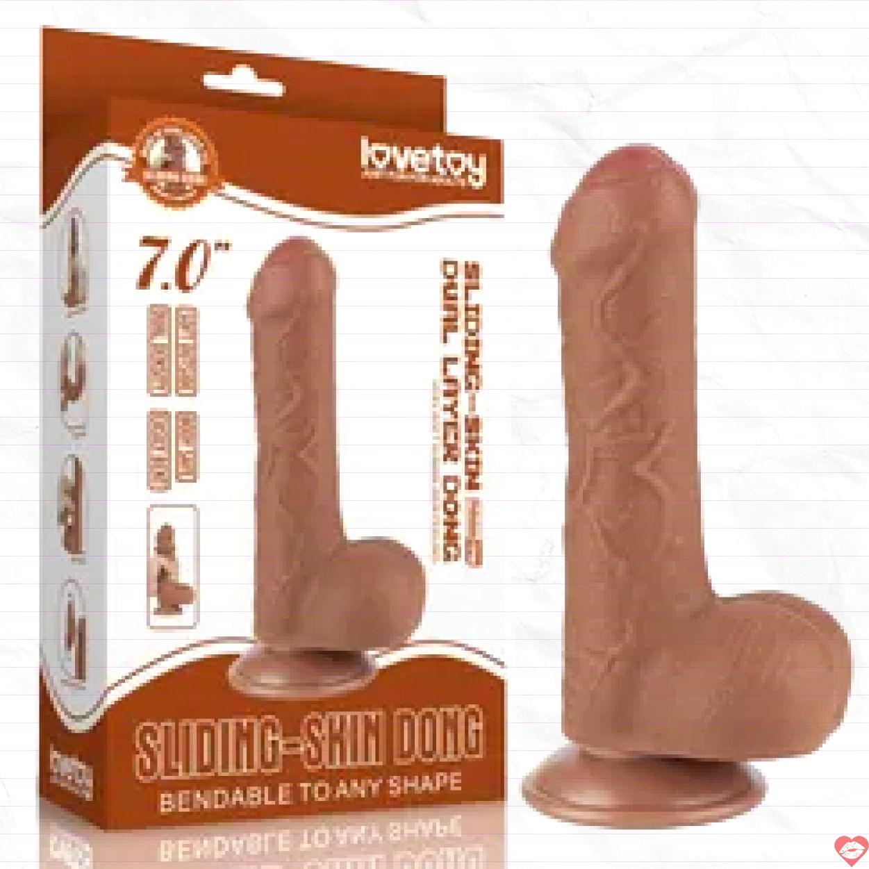 Dương Vật Giả Lovetoy 2 Lớp Mềm Mại Chân Thật 2024 