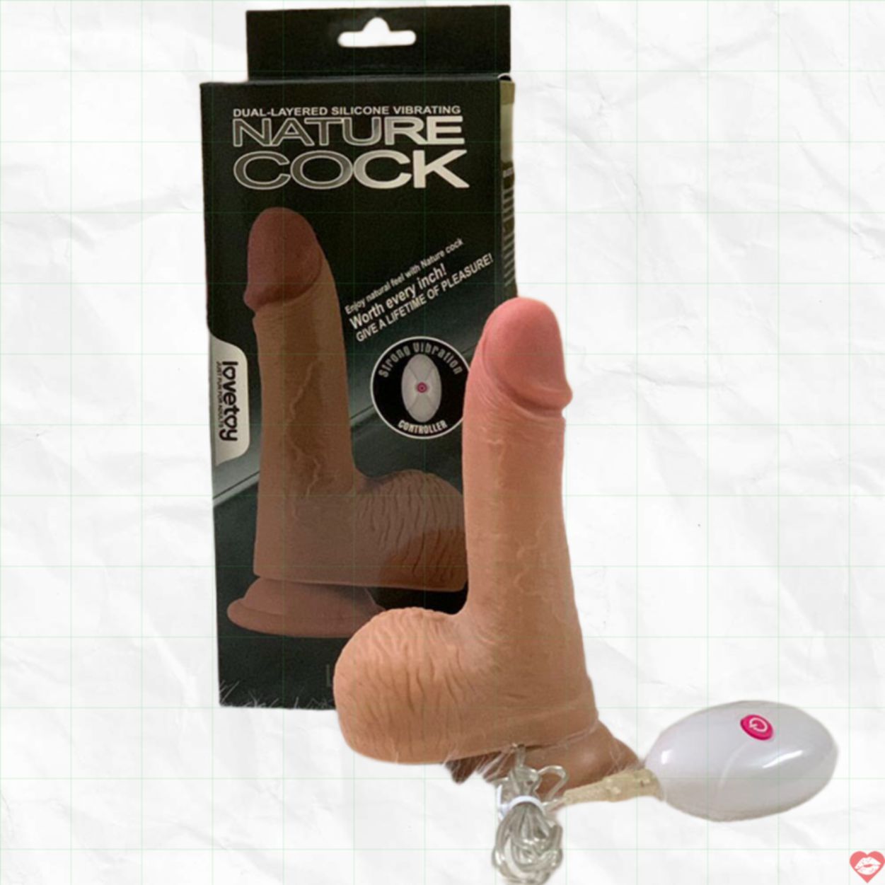 Lovetoy Luca siêu mềm có rung DV58D đồ chơi tình dục nữ hấp dẫn 