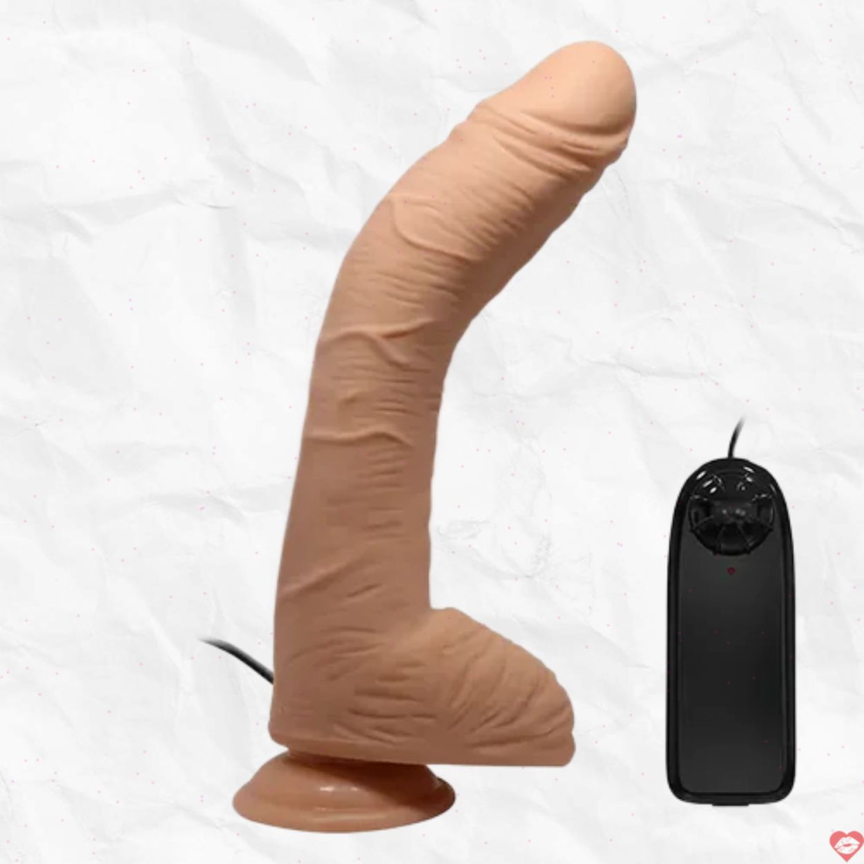 Dương vật giả siêu gân rung hàng khủng DV34 với kích thước to dài 28cm x 5cm và đế hút