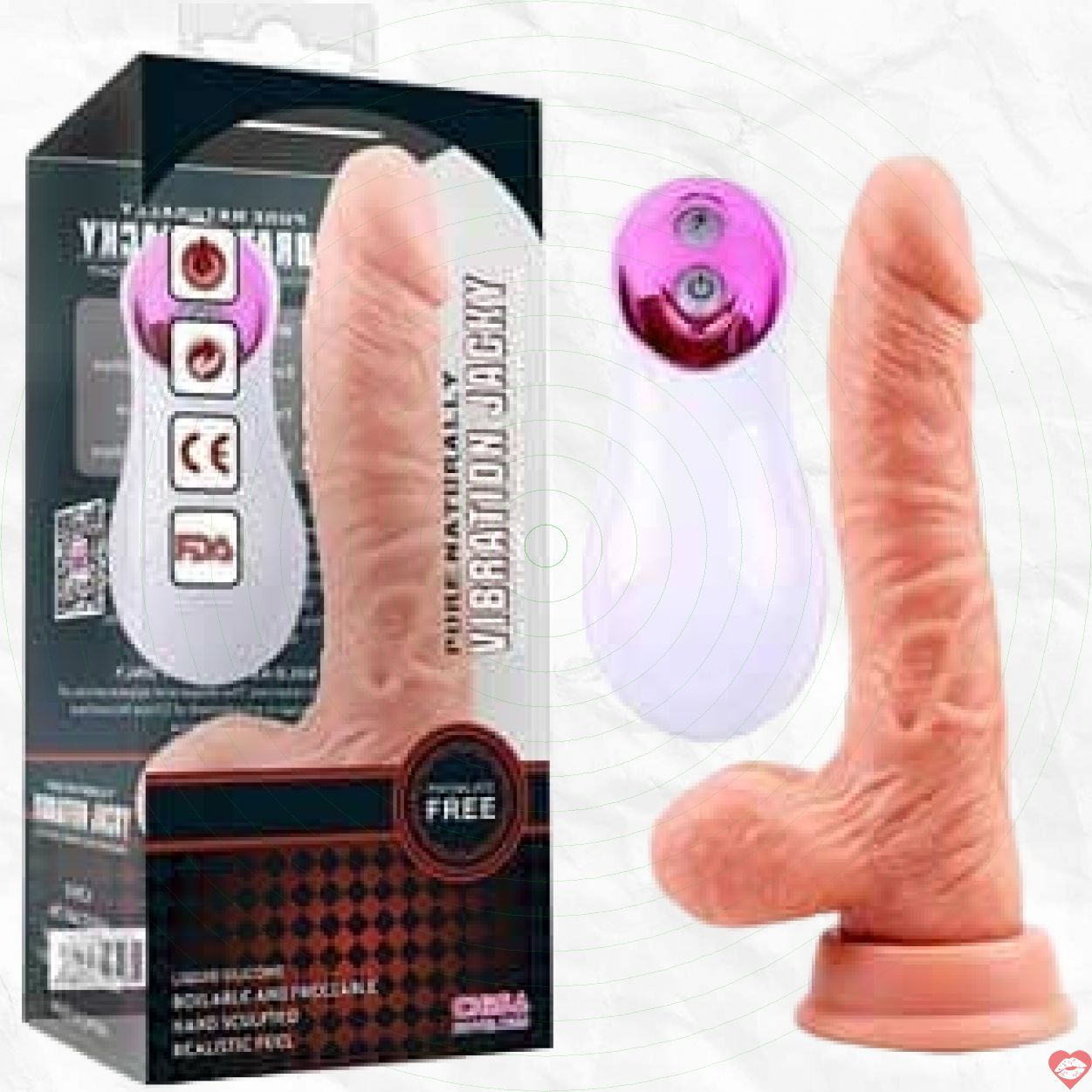 Dương vật cao cấp Cyberskin siêu rung ngoáy làm sướng âm hộ