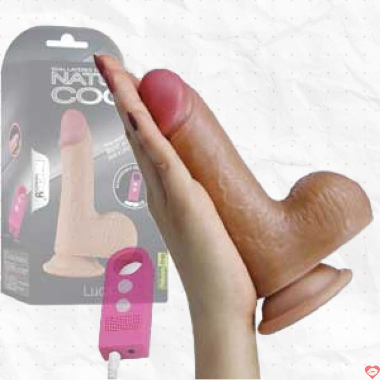 DV58D Dương vật giả rung gắn tường cao cấp dành cho nữ thích size nhỏ