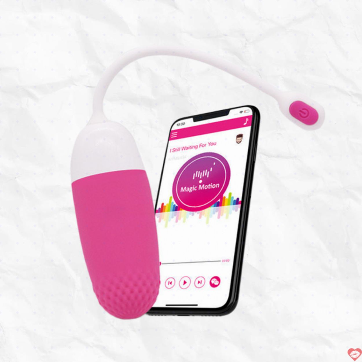 Trứng Rung Cao Cấp Điều Khiển Qua Điện Thoại Magic Vini - Cách 1/2 Vòng Trái Đất Vẫn Điều Khiển
