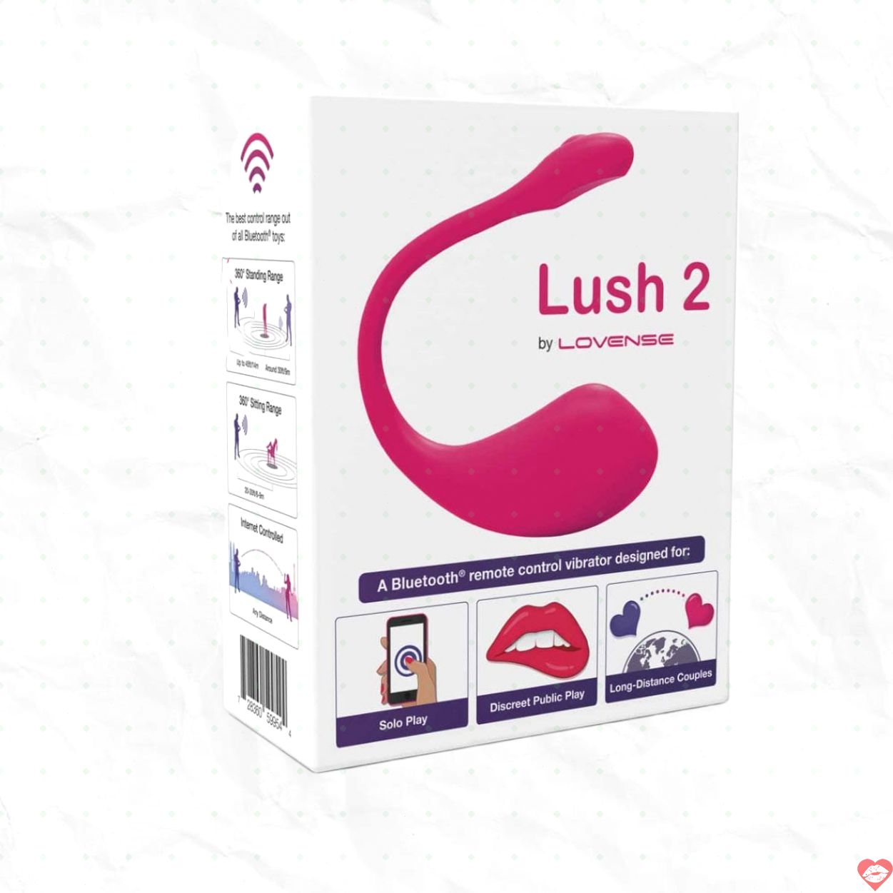 Trứng Rung Lovense Lush 2 Điều Khiển Từ Xa Qua App Tình Yêu 