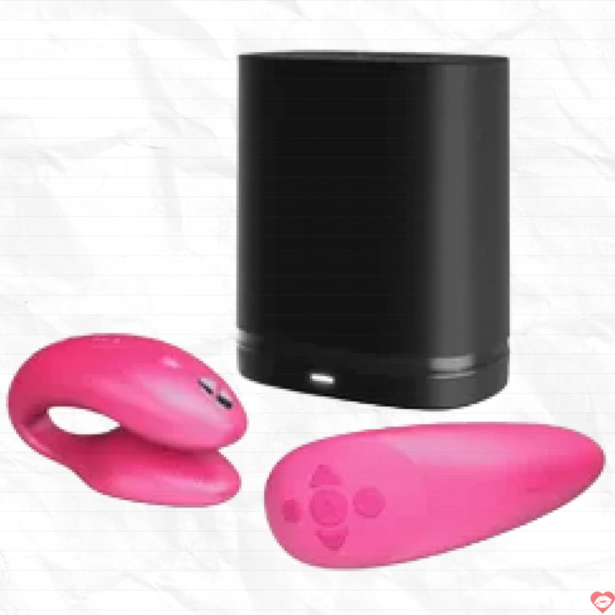 Trứng rung chữ C We-Vibe Chorus điều khiển từ xa siêu bền 