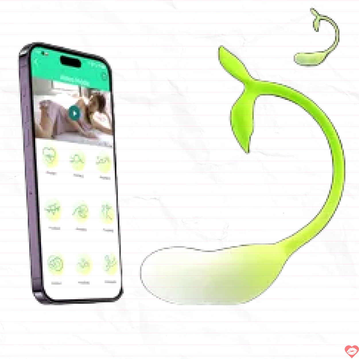 Trứng Rung Yeain Spring Buds Điều Khiển App Kích Thích 