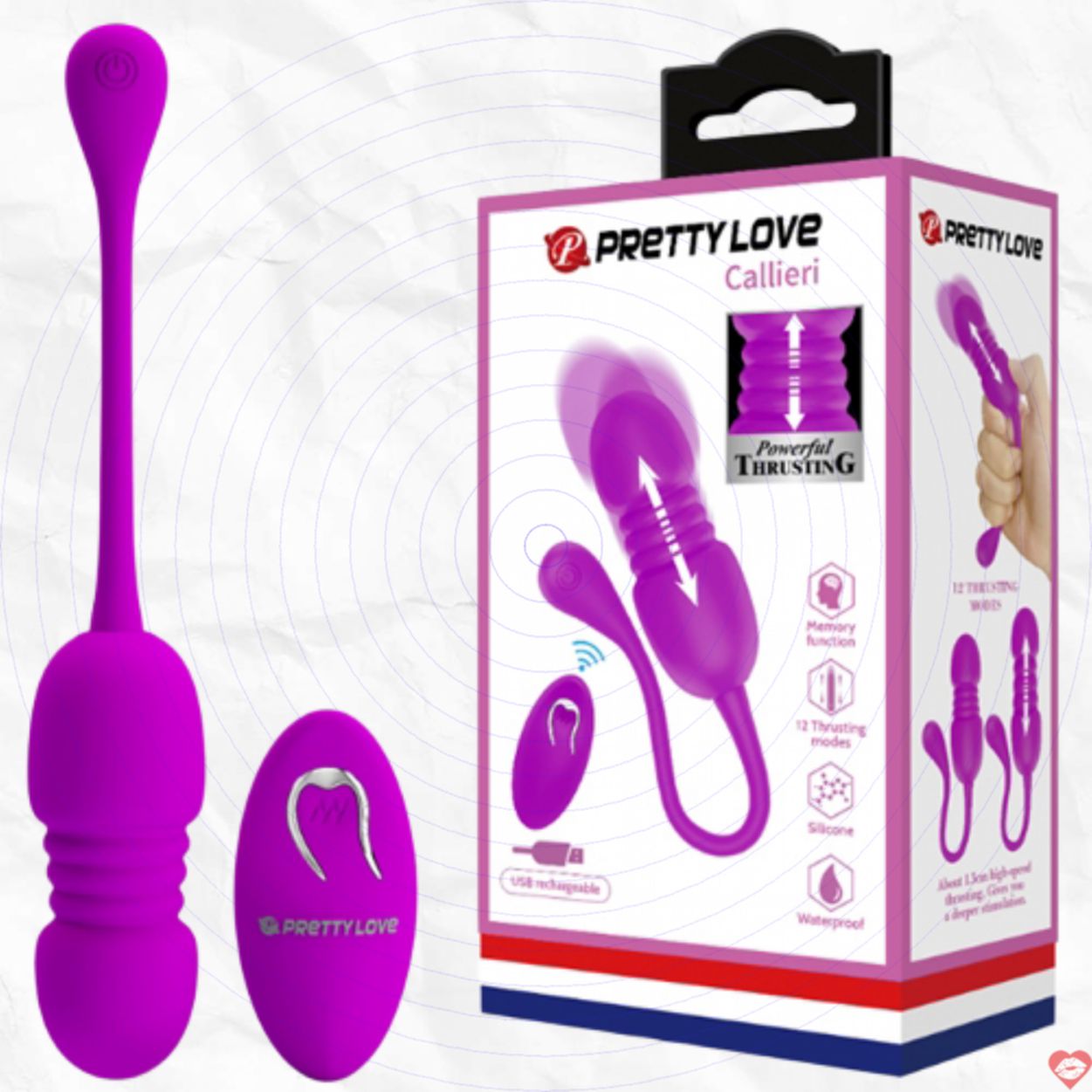 Trứng Rung Điều Khiển Từ Xa Prettylove EG30H Kích Thích Mua 