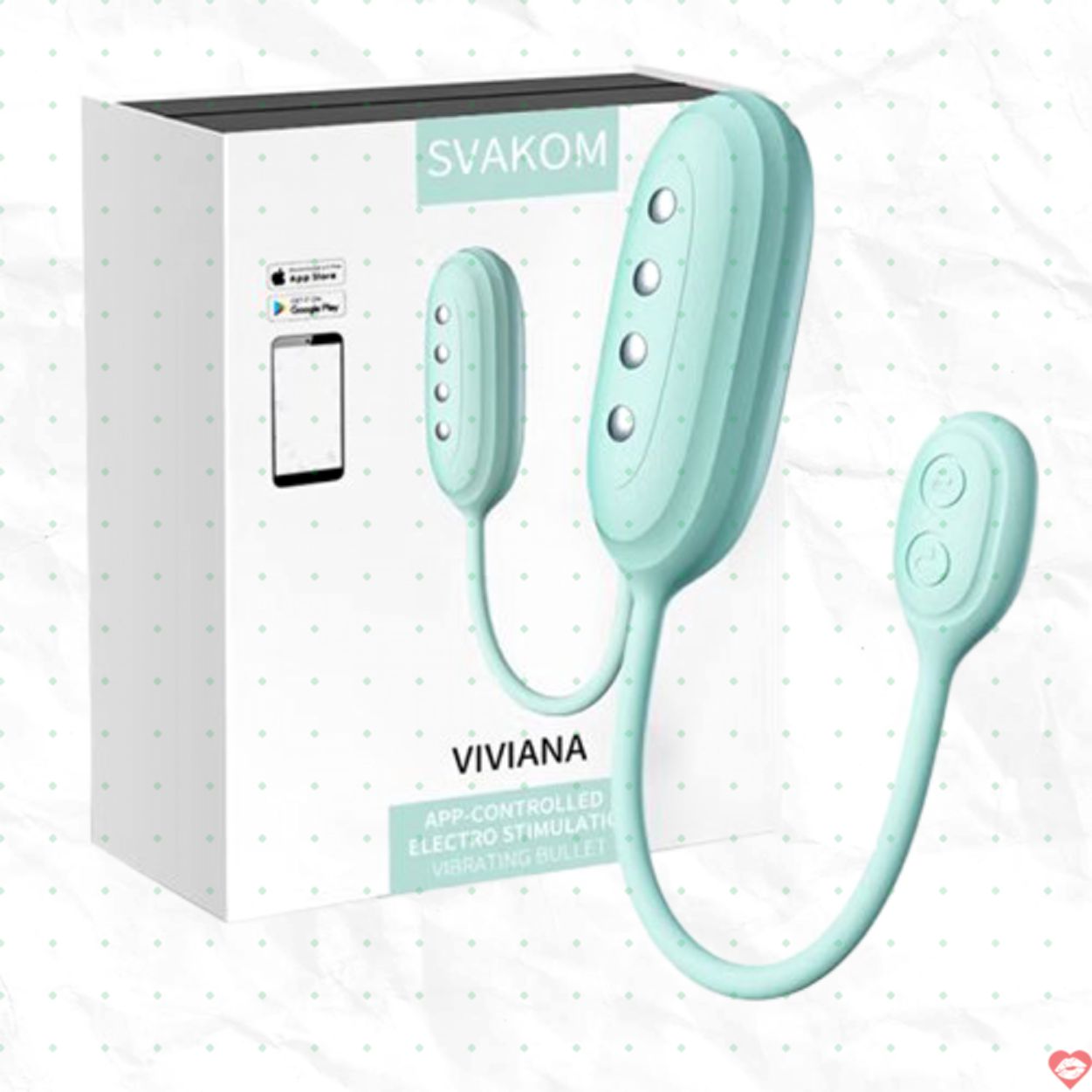 Trứng rung Svakom Viviana xung điện điều khiển app cao cấp, kích thích mạnh 
