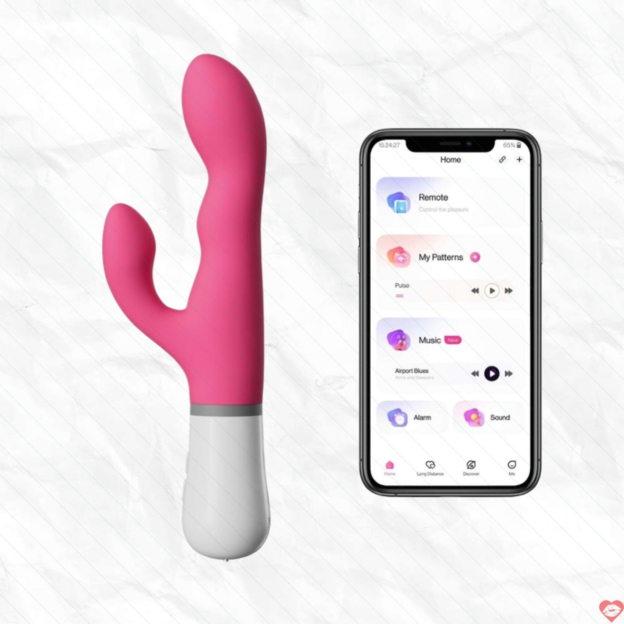 Dương Vật Giả Cao Cấp Siêu Rung Ngoáy Tương Tác Điện Thoại Lovense 