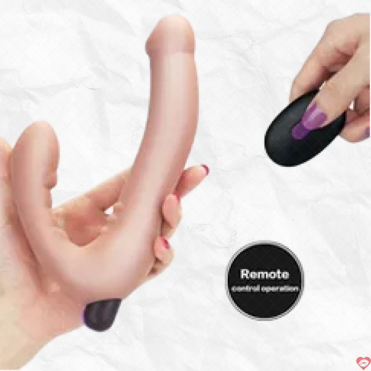 Dương vật giả hai đầu Lovetoy siêu mềm mịn kích thích mạnh 