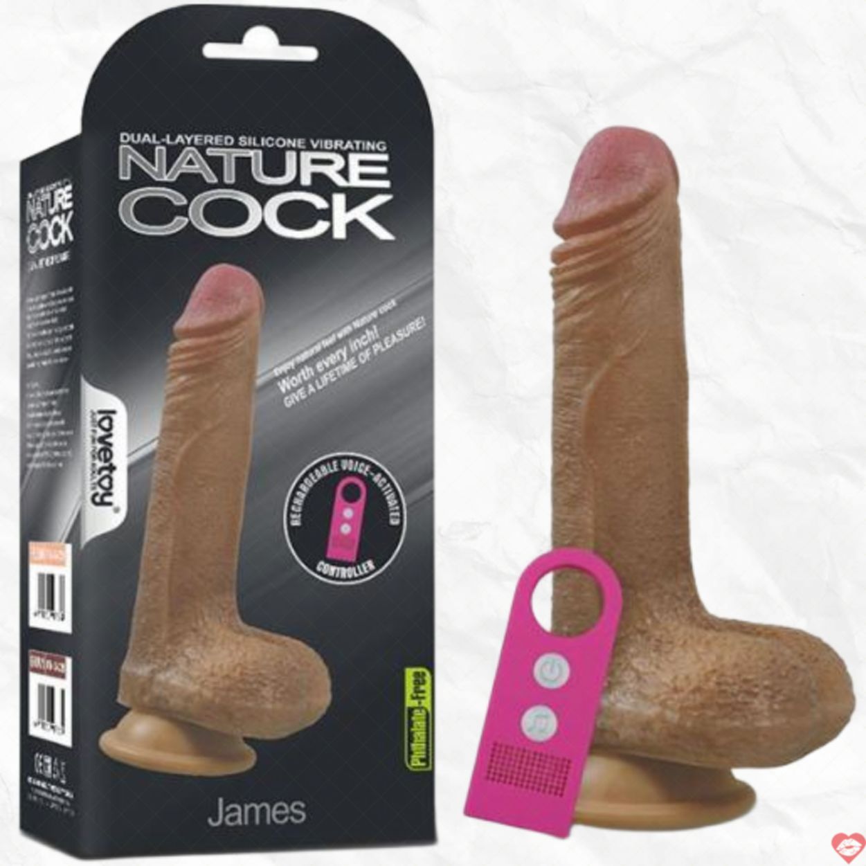 Dương Vật Giả Hút Tường Lovetoy James Rung Tăng Khoái Cảm 