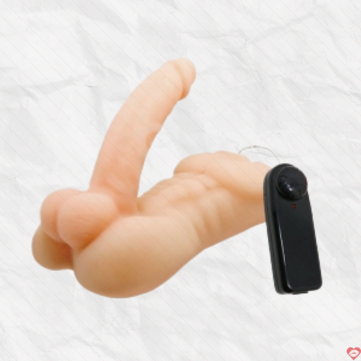 Cu giả có rung gắn thân người đàn ông mini cực đã DV36