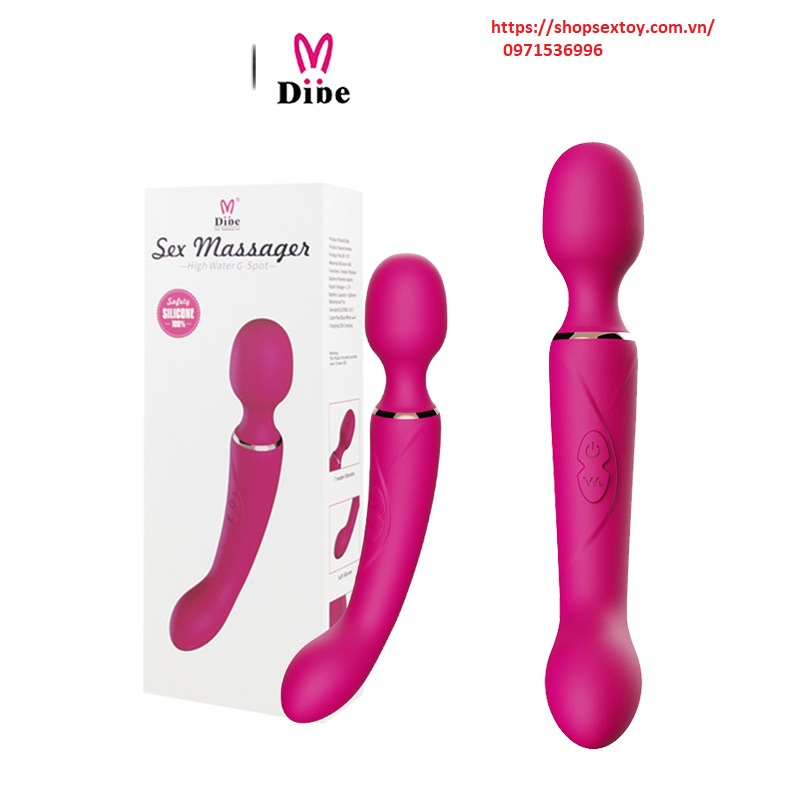 Chày rung massage điểm G hai đầu cao cấp cho nữ – CR 13