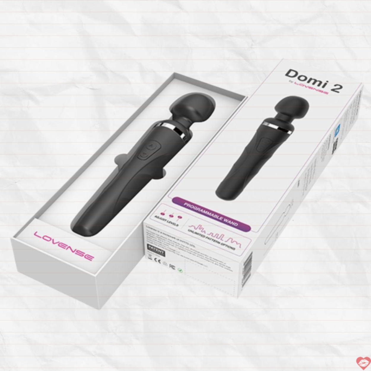 Chày Rung Lovense DOMI 2 Cao Cấp Rung Mạnh Mẽ Kích Thích 