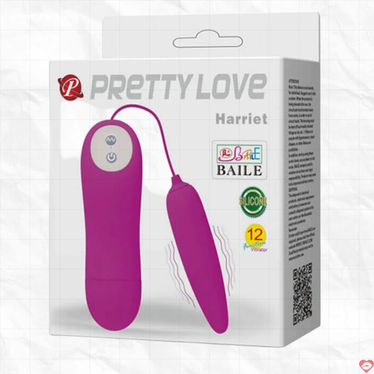 Trứng Rung Tình Yêu Harriet 12 Chế Độ Rung Mạnh Kích Thích 