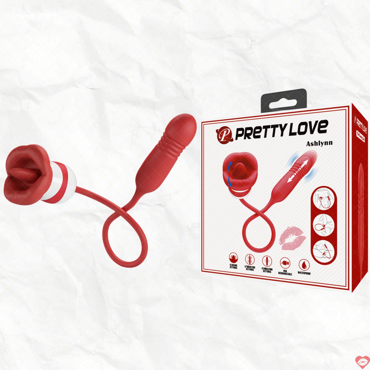 Trứng Rung Tình Yêu Lưỡi Liếm Mềm Mại Kích Thích Pretty Love 