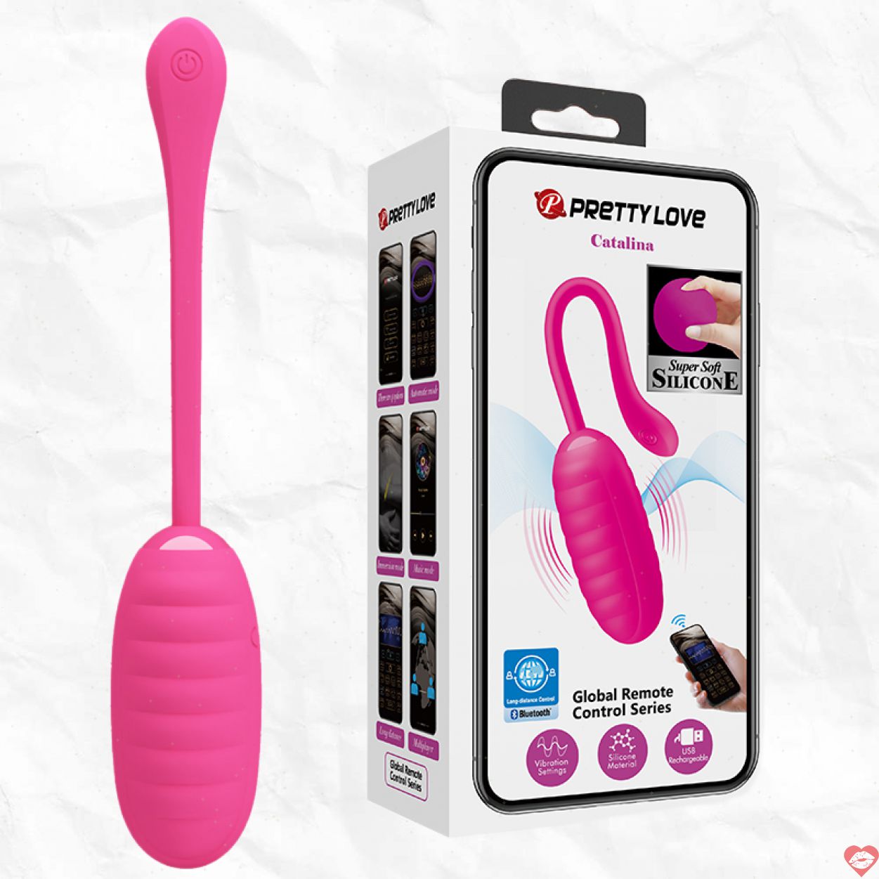Trứng Rung Silicone Pretty Love Catalina App Đa Tính Năng Hấp Dẫn 