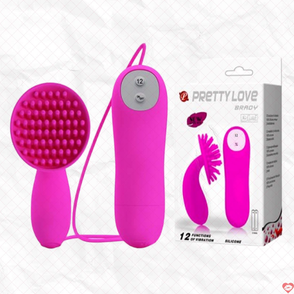 Trứng Rung Silicon Hoa Sen Brady Pretty Love 12 Chế Độ Đỉnh Cao 