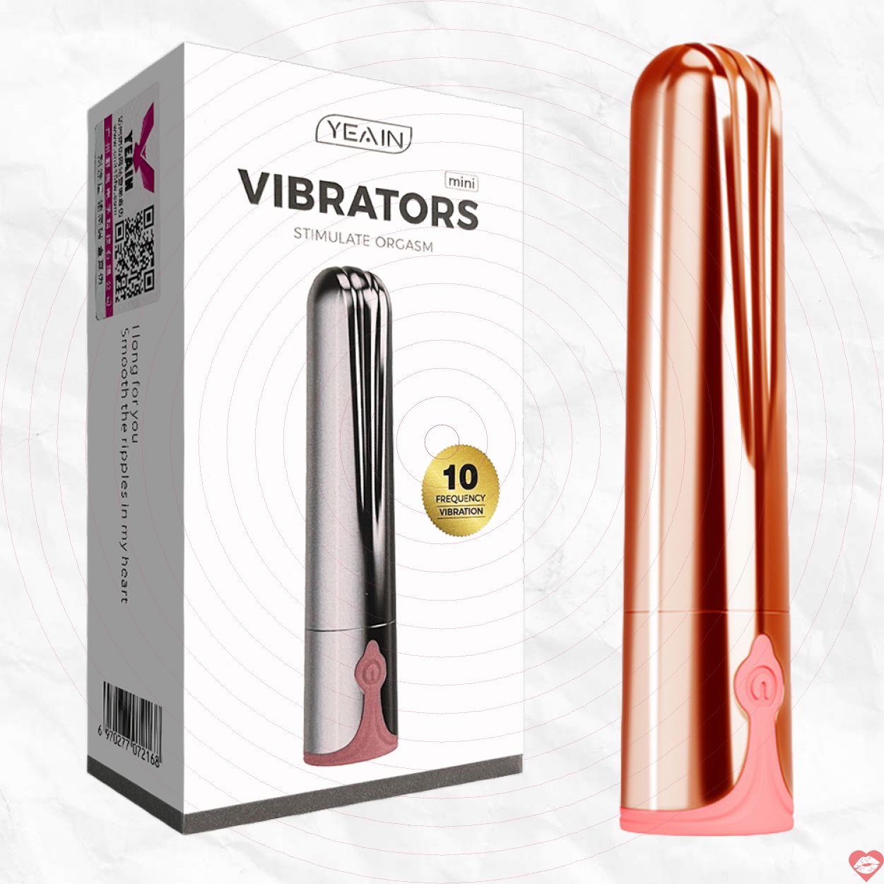 Trứng Rung Viên Đạn Yeain Mini 10 Chế Độ Kích Thích Cực Mạnh 