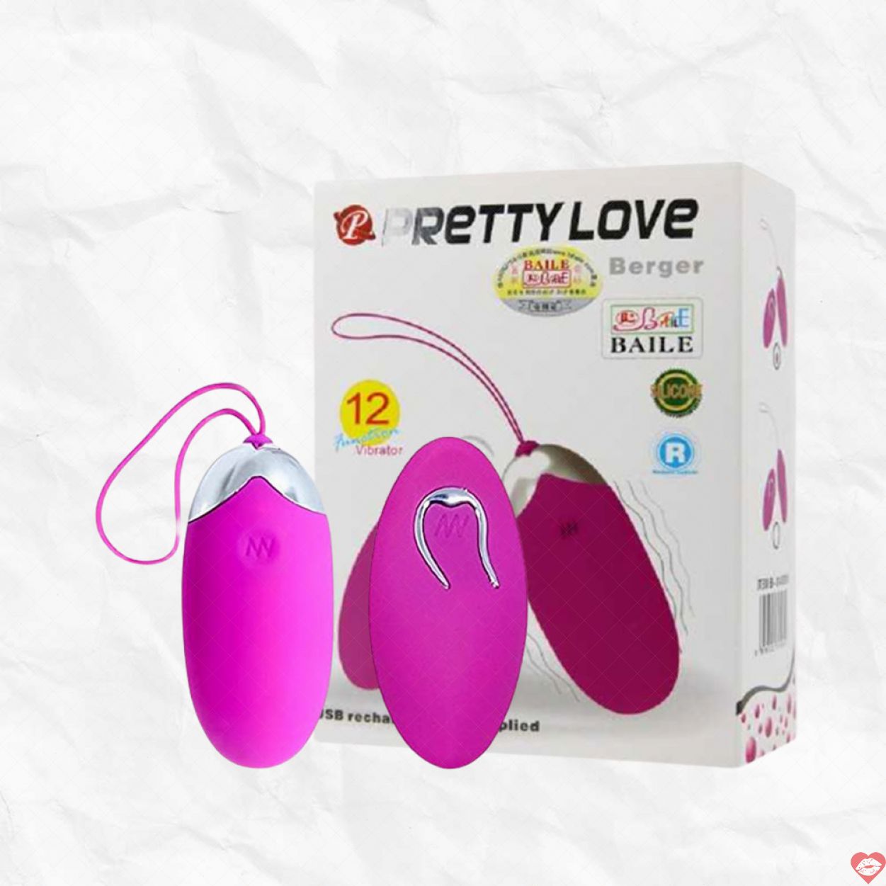 Trứng Rung Điều Khiển Pretty Love 12 Chế Độ Kích Thích Cực Mạnh 