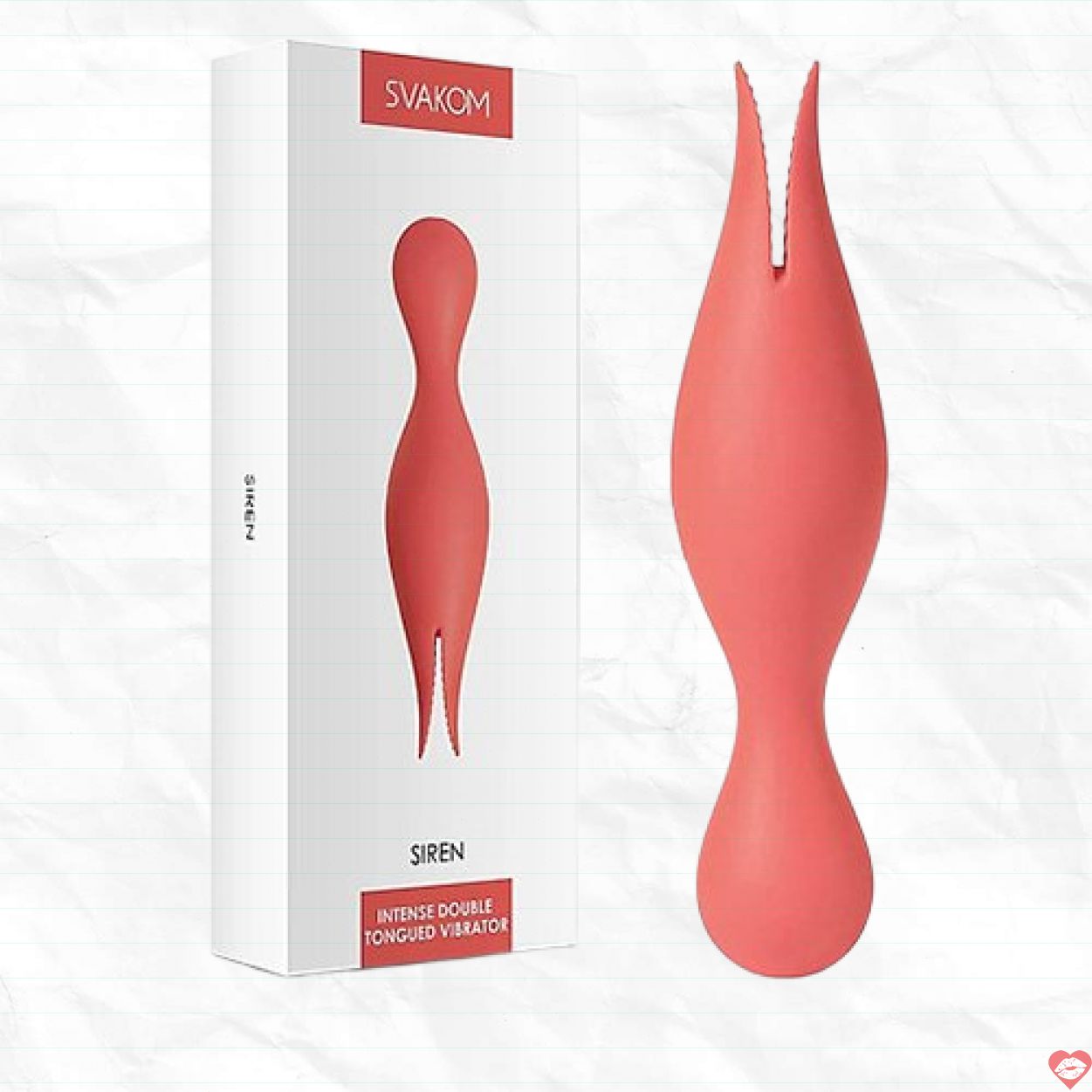 Svakom Siren 2 Đầu Massage Kích Thích Đa Điểm Tăng Khoái Cảm 