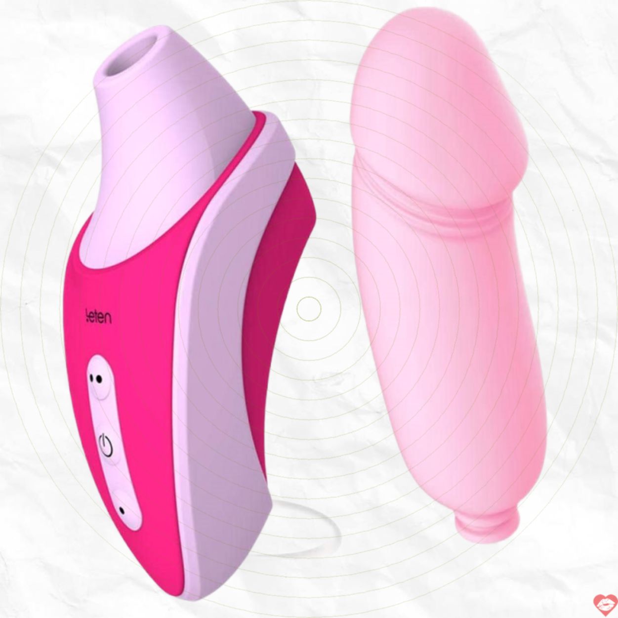 Máy Rung Leten Mini Kèm Trứng Rung Siêu Mềm Kích Thích Cực Mạnh 