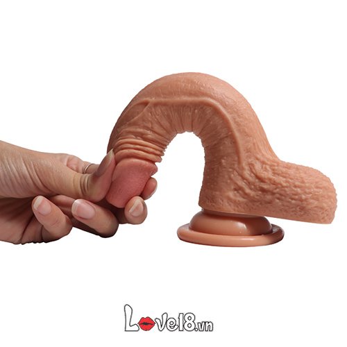 Dương vật giả gắn tường silicon siêu mềm 2 lớp Crowley Penis