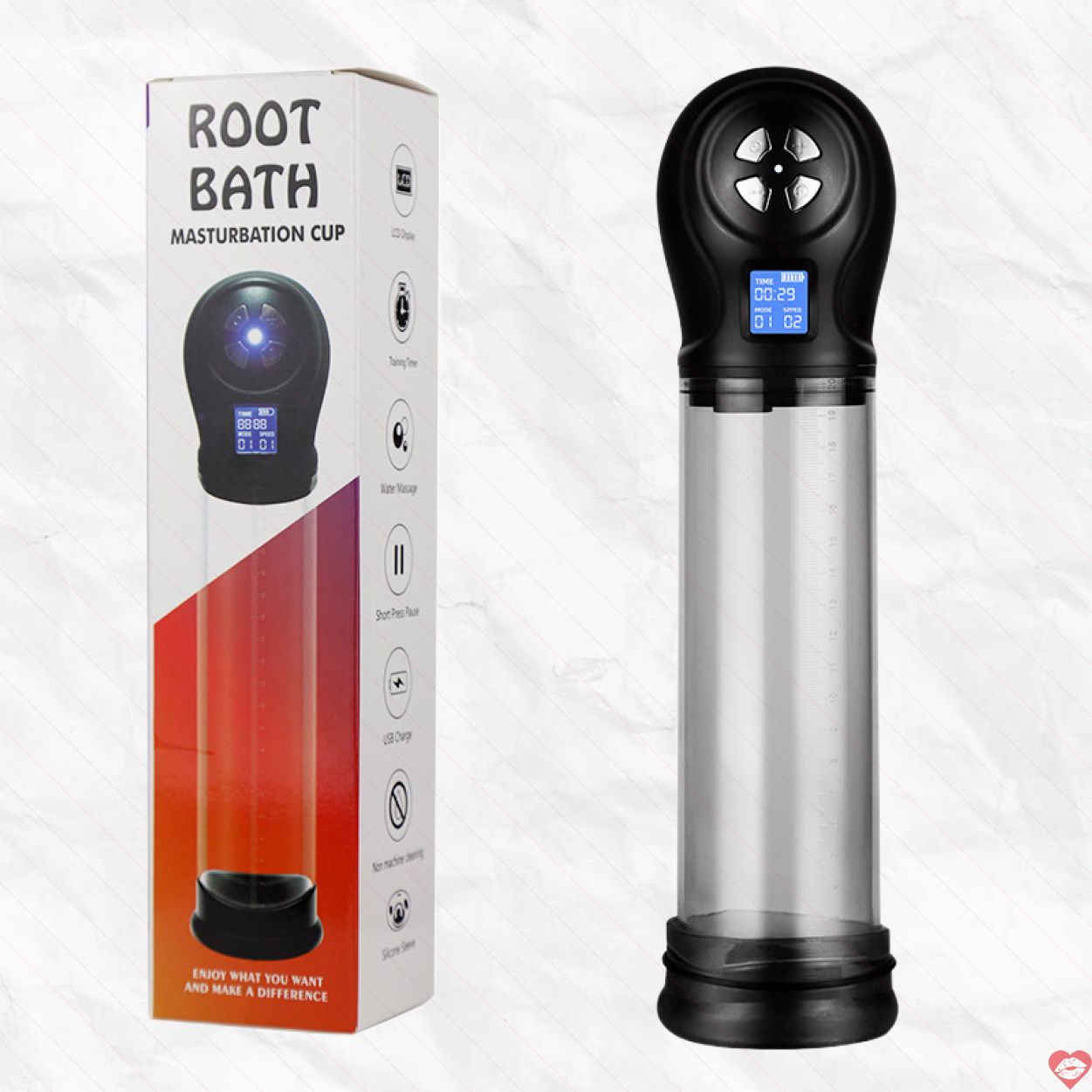 Máy Kéo Dương Vật IPHISI LCD Tăng Kích Thước Nhanh Hiệu Quả 