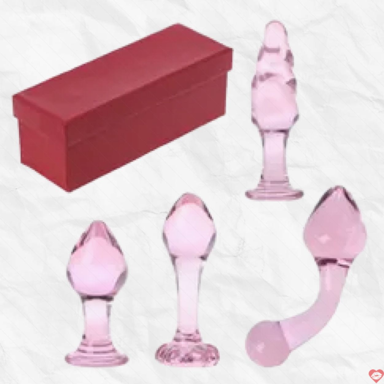 Phích cắm hậu môn bằng thủy tinh Siêu cute