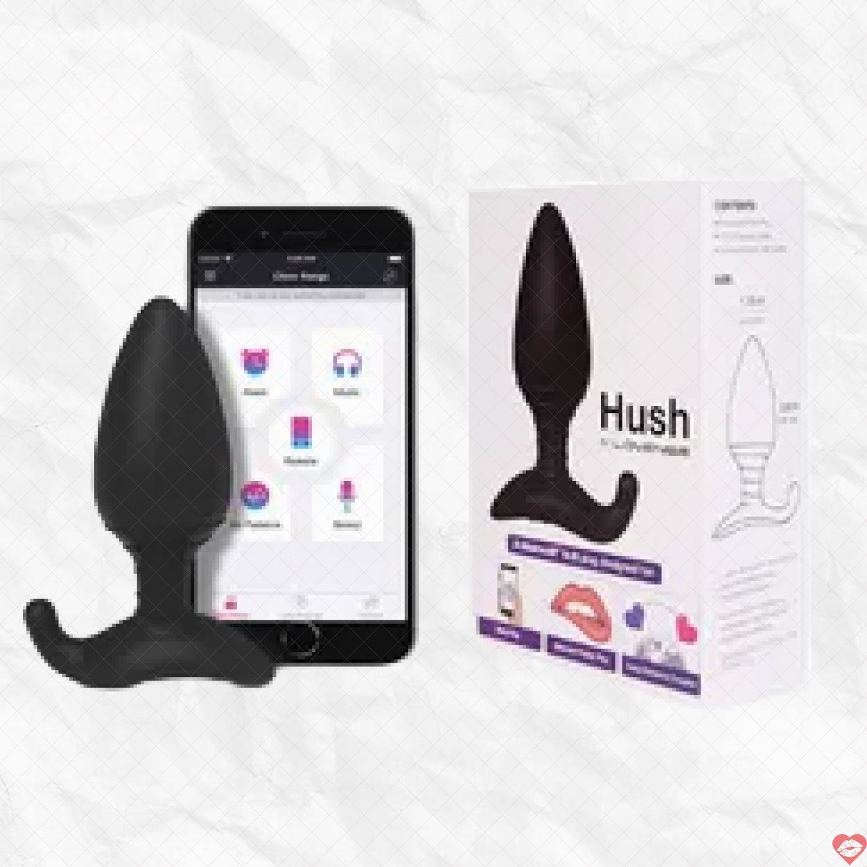 Máy Rung Hậu Môn Lovense Hush App 10 Chế Độ Rung Mạnh Mẽ 