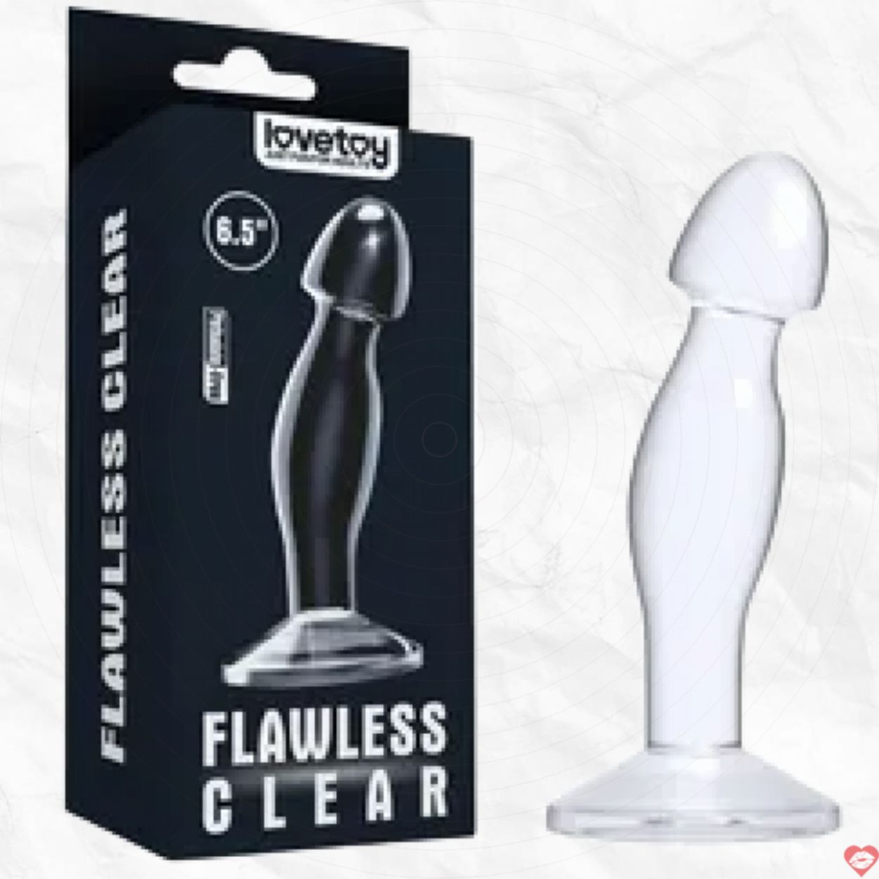 Phích Cắm Tuyến Tiền Liệt Lovetoy Trong Suốt Kích Thích Mạnh 