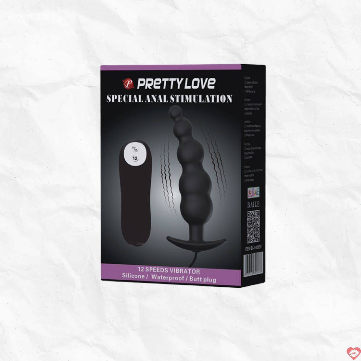 Kích Thích Hậu Môn Đa Chế Độ Rung Mạnh – Anal Prettylove AN 12 