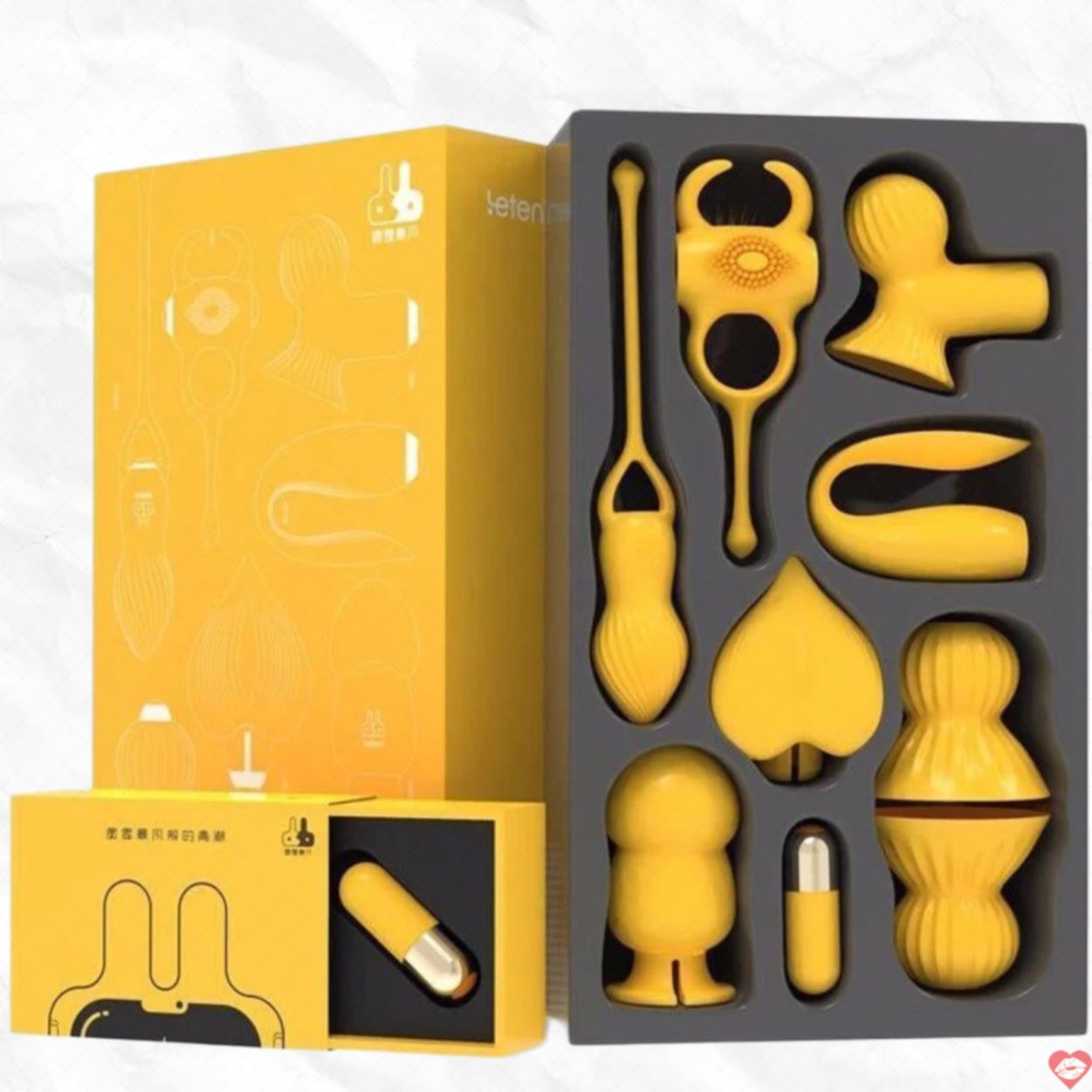 Trứng Rung Leten 7 Đầu Thay Thế Siêu Mạnh Đầy Kích Thích 