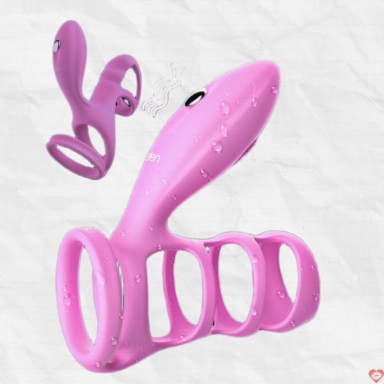 Vòng rung Leten DC71S đeo tăng khoái cảm đôn dương vật hot 