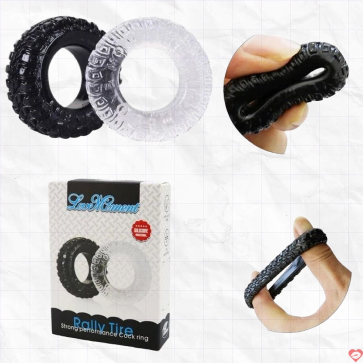 Bộ 2 Vòng Deo Rally Tire Cockring