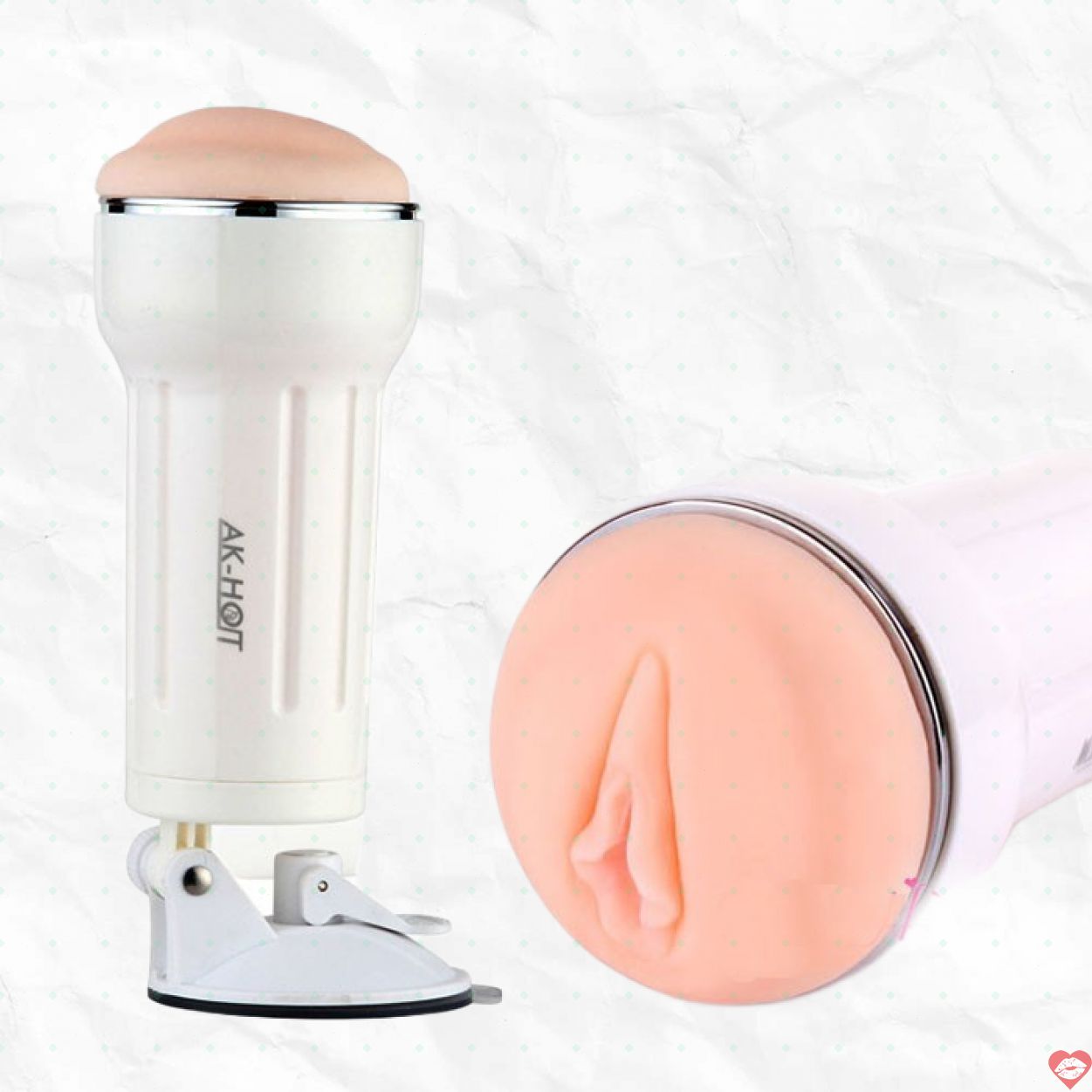 Âm Đạo Giả Ngụy Trang AK-HOT Có Đế Hít - Rung