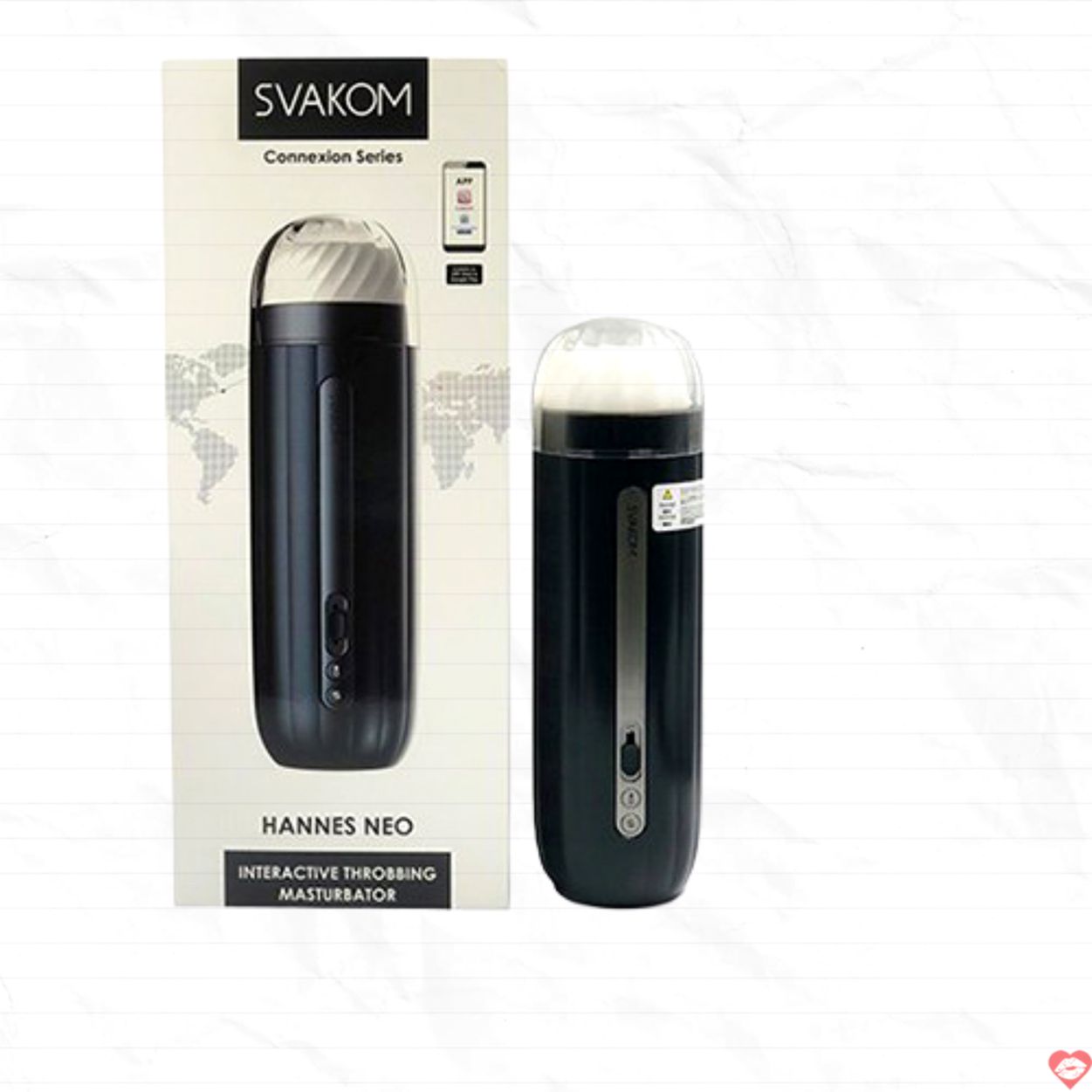 Máy Thủ Dâm Svakom Hannes Neo Tự Động Thụt Co Bóp Sưởi Ấm 
