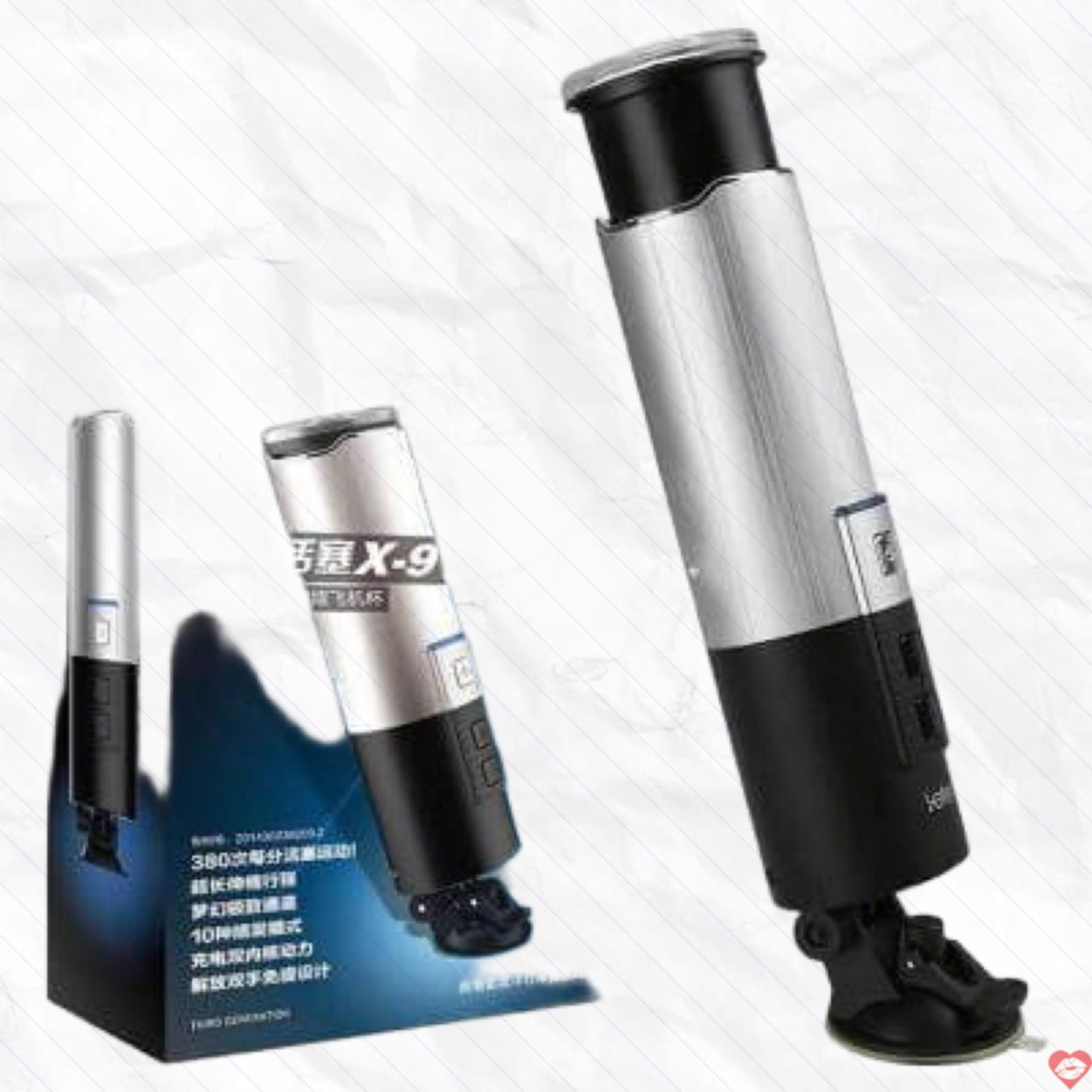 Máy Âm Đạo Gắn Tường Leten X9 3G Tự Động Siêu Thực Sạc USB 